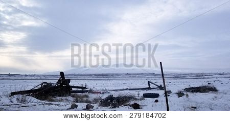 Winter Kars Centrum Turkey Dogu Express Train Tren Snow