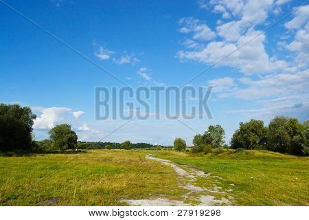 Paesaggio estivo vicino Stolin