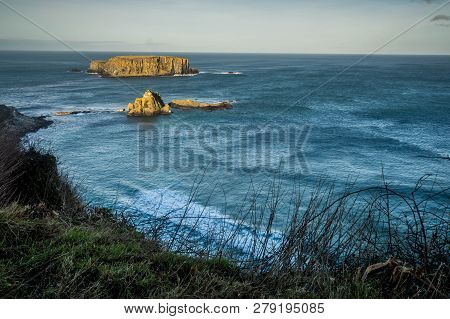 Sheep Island, North Antrim Coast, County Antrim, Northern Ireland