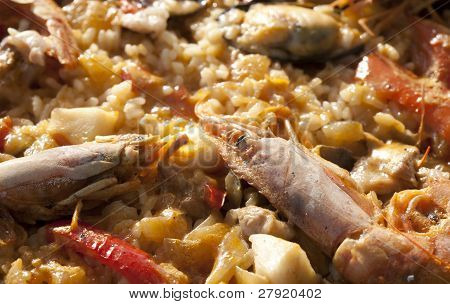 Paella riso