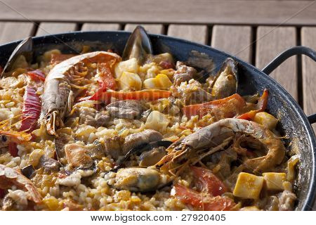 Paella riso