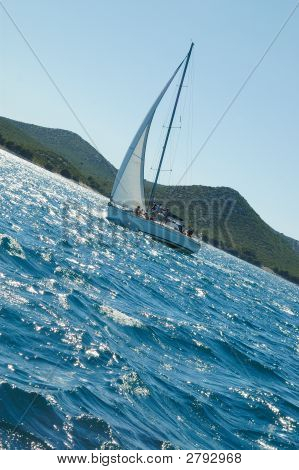 A jacht a Földközi-tenger-Horvátország