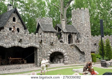 Vimmerby, Sweden - June 19, 2018- Astrid Lindgren World, Astrid Lindgrens Varld Is A Theme Park. Ron