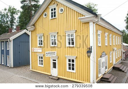 Vimmerby, Sweden - June 19, 2018- Astrid Lindgren World, Astrid Lindgren Varld Is A Theme Park.