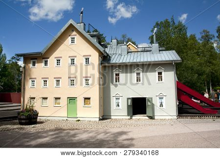 Vimmerby, Sweden - June 19, 2018- Astrid Lindgren World, Astrid Lindgren Varld Is A Theme Park. Karl