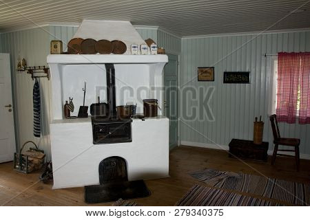 Vimmerby, Sweden - June 19, 2018- Astrid Lindgren World, Astrid Lindgren Varld Is A Theme Park Locat