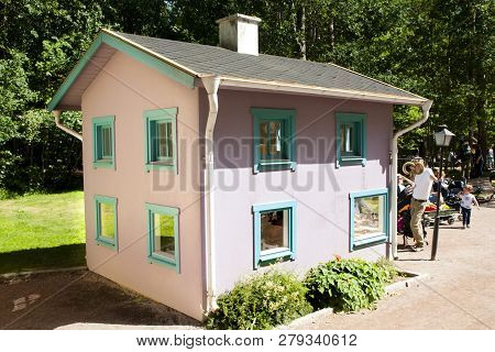 Vimmerby, Sweden - June 19, 2018- Astrid Lindgren World, Astrid Lindgren Varld Is A Theme Park.