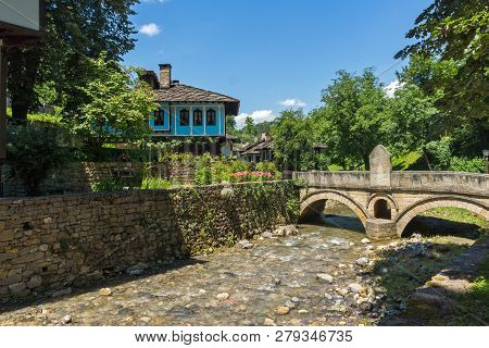 Etar, Gabrovo, Bulgaria- July 6, 2018: Old House In Ethno Village Etar (etara) Near Town Of Gabrovo,