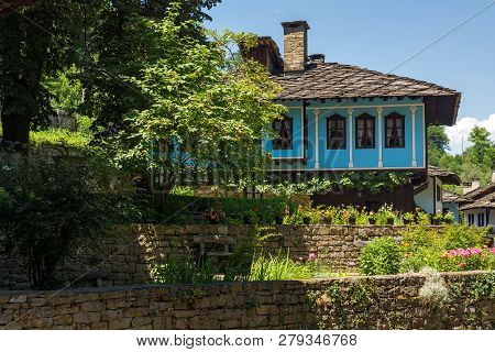 Etar, Gabrovo, Bulgaria- July 6, 2018: Old House In Ethno Village Etar (etara) Near Town Of Gabrovo,