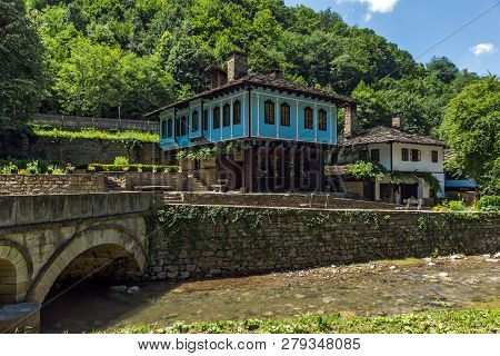 Etar, Gabrovo, Bulgaria- July 6, 2018: Old House In Ethno Village Etar (etara) Near Town Of Gabrovo,