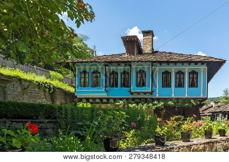 Etar, Gabrovo, Bulgaria- July 6, 2018: Old House In Ethno Village Etar (etara) Near Town Of Gabrovo,