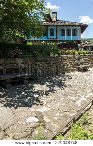 Etar, Gabrovo, Bulgaria- July 6, 2018: Old House In Ethno Village Etar (etara) Near Town Of Gabrovo,