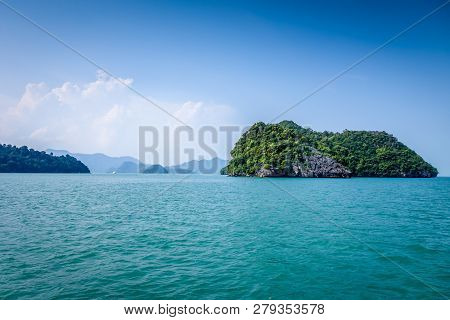 Langkawi Islands Seascape View From Boat, Kedah, Malaysia