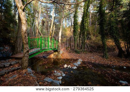 Hiking Trail Millomeris Waterfall Cyprus