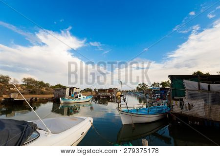 Potamos Fishing Village On Cyprus
