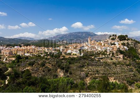 Beautiful Mountain Village Polop De La Marina, Spain