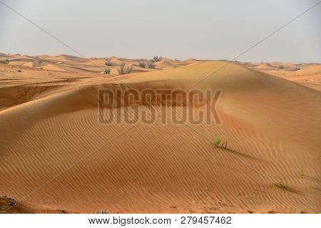 Pink Rock, Sharjah Desert Area, One Of The Most Visited Places For Off-roading, Dune Bashing And Adv