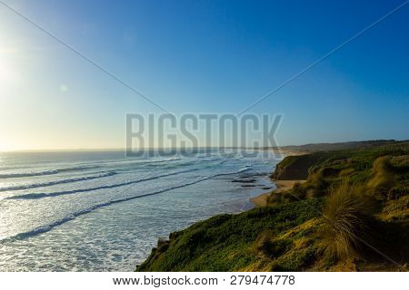 Cape Woolamai Beach At Sunset, Phillip Island, Victoria, Australia