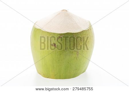 Image Of Coconut Isolated On White Background