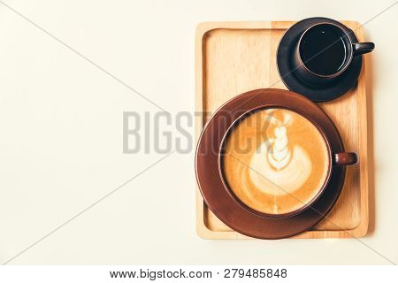 Coffee Cup In Coffee Shop - Vintage Filter