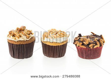 Image Of Cupcakes Isolated On White Background