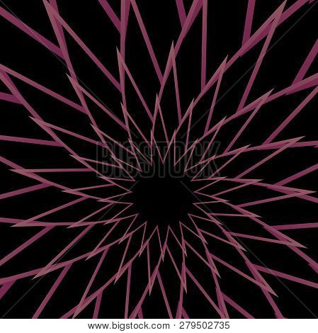 Twisted Colored Tunnel 3D.twisted Lines. Abstract Futuristic Design Tunnel Background. Optical Illus