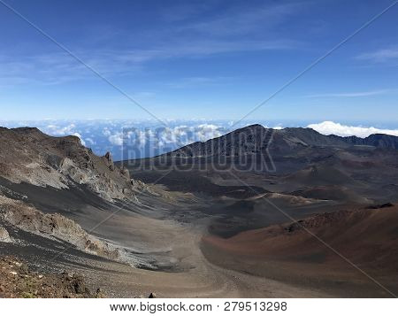 Haleakala Above The Clouds In Maui, Hawaii
