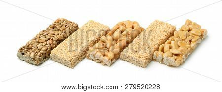 The Kozinak With Nutsi Isolated On White Background