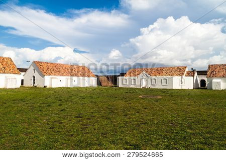 Buildings Of St. Joseph Sao Jose Fortress In Macapa, Brazil