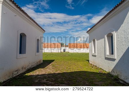 Buildings Of St. Joseph Sao Jose Fortress In Macapa, Brazil
