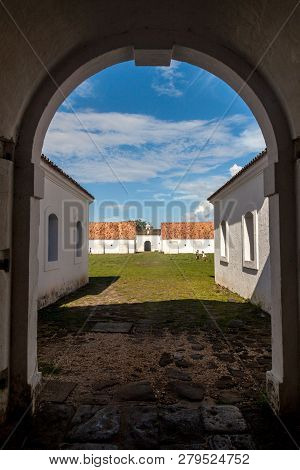 Buildings Of St. Joseph Sao Jose Fortress In Macapa, Brazil