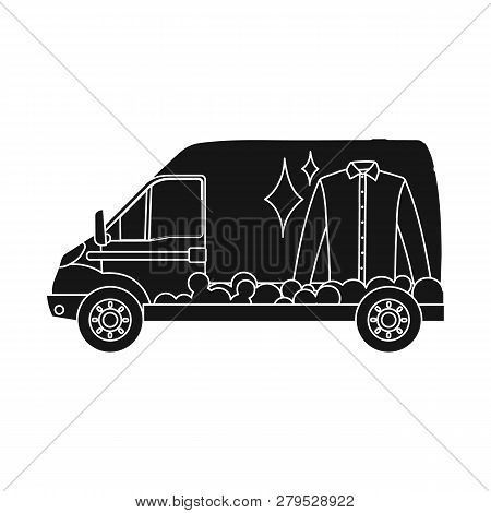 Vector Illustration Of Laundry And Clean Logo. Collection Of Laundry And Clothes Vector Icon For Sto