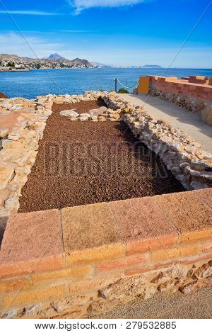 Campello iberian settlement in illeta of Alicante at Spain