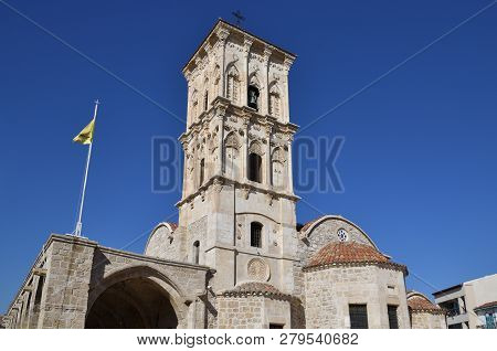The Bell Tower Of Church Of St. Lazarus. Larnaca, Cyprus
