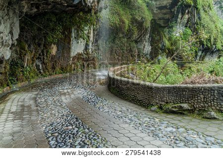 Cycling Path From Banos To Puyo, Ecuador