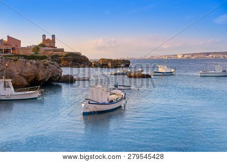 Nova Tabarca island port in Alicante of Spain