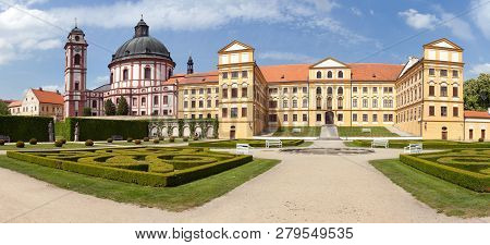 Jaromerice Nad Rokytnou Baroque And Renaissance Castle From 18th Century, South Moravia,  Czech Repu