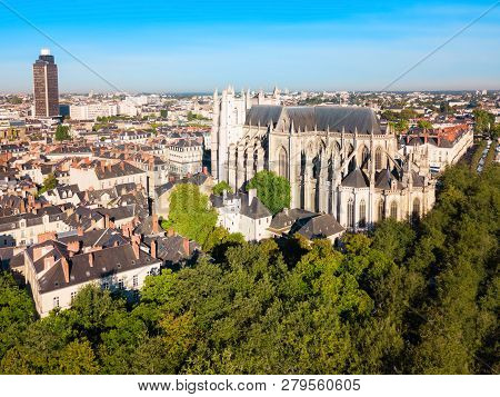 Nantes Cathedral Or The Cathedral Of St. Peter And St. Paul Of Nantes In Nantes City, Pays De La Loi