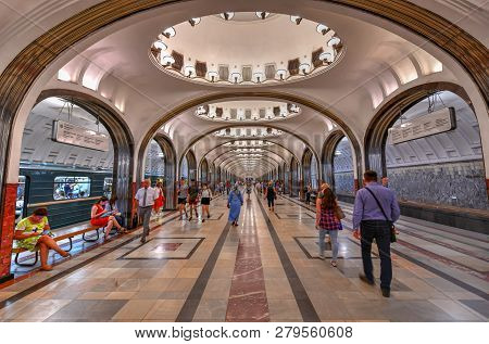 Mayakovsky Station - Moscow, Russia