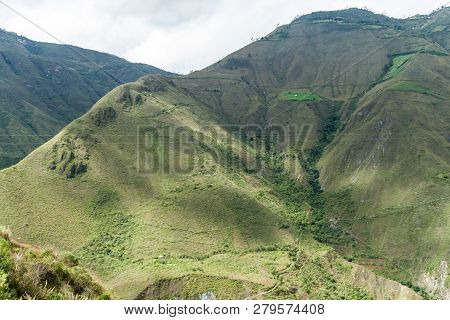 Cloud Forest Mountains Near Kuelap Archeological Site, Northern Peru.