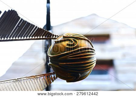 Osaka Japan - 16 Jan 2019: Display Of Quidditch Balls At The Wizarding World Of Harry Potter In Univ