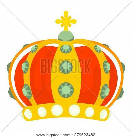 Monomach Cap Icon. Cartoon Illustration Of Monomach Cap Icon For Web