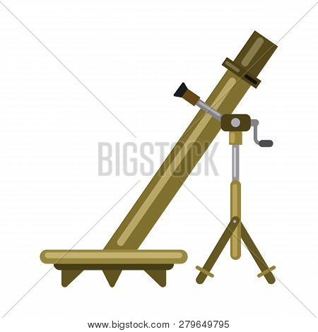 Vector Design Of Weapon And Gun Symbol. Set Of Weapon And Army Stock Vector Illustration.