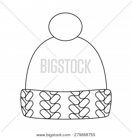 Vector Design Of Headgear And Napper Icon. Set Of Headgear And Helmet Vector Icon For Stock.