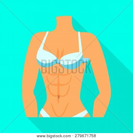 Isolated Object Of Muscle And Cells Symbol. Set Of Muscle And Anatomy Stock Symbol For Web.