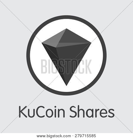Kcs - Kucoin Shares. The Logo Of Money Or Market Emblem.