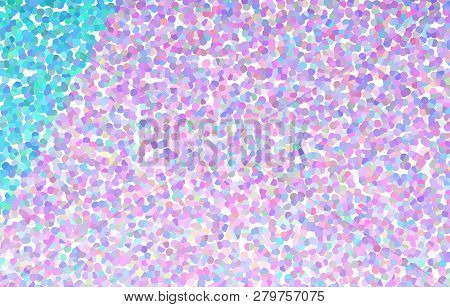 Abstract Pastel Pointillistic And Geometric Background Pattern