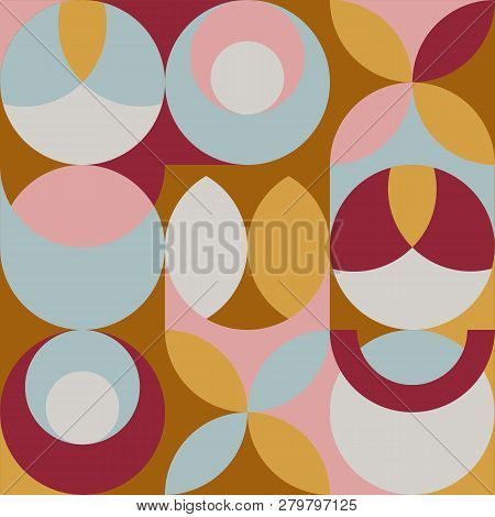Geometry Minimalistic Artwork Pattern With Simple Shape And Figure. Abstract Vector Pattern Design I