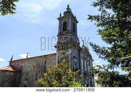 Facade Of St Peter Church Built In The 19th Century In Neoclassical Architectural Style In Castro Da