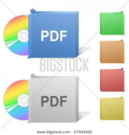PDF. caja con disco compacto.